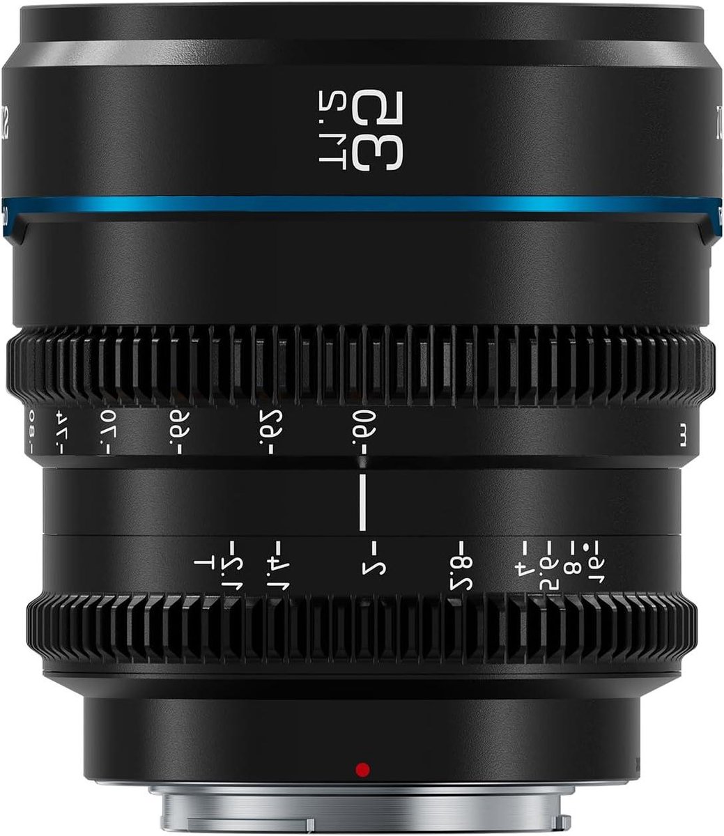 Cine Lens - Film Objectief - Portret Filmen - T1.2 Groot Diafragma - 35mm S35 - Zwart