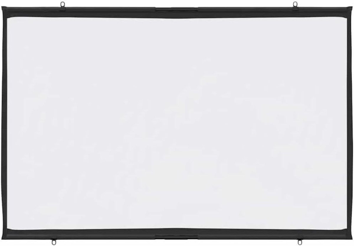 Projectiescherm - Rolscherm Wandhangend - Thuisbioscoop Presentaties - Mat Wit Polyester - 50 inch 16:9 - Mat Wit