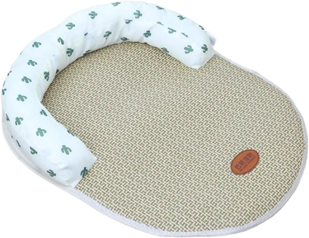 Koelmat Huisdieren - Zomerkleed Dier - Hitte Bestrijden - Ademende Mesh Bodem - 38x28 cm - Groen