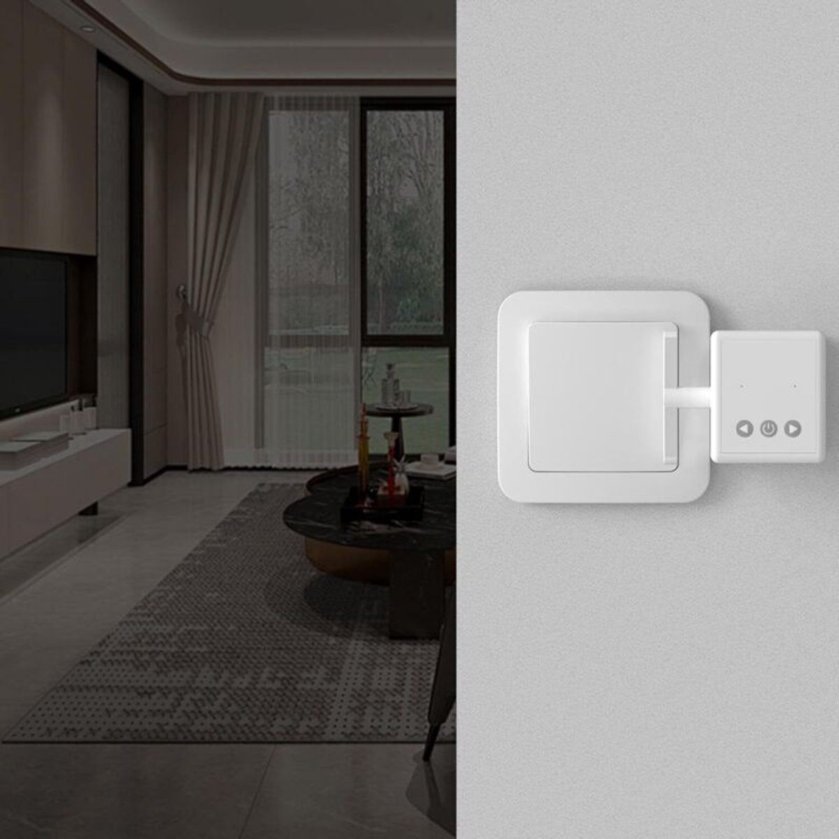 Slimme knopdrukker, intelligente vingerrobot met automatische knopbediening, geschikt voor verlichting, huishoudelijke apparaten, garages, studentenkamers, woonkamers, slaapkamers en andere ruimtes in huis, kan zonder app worden ingesteld.