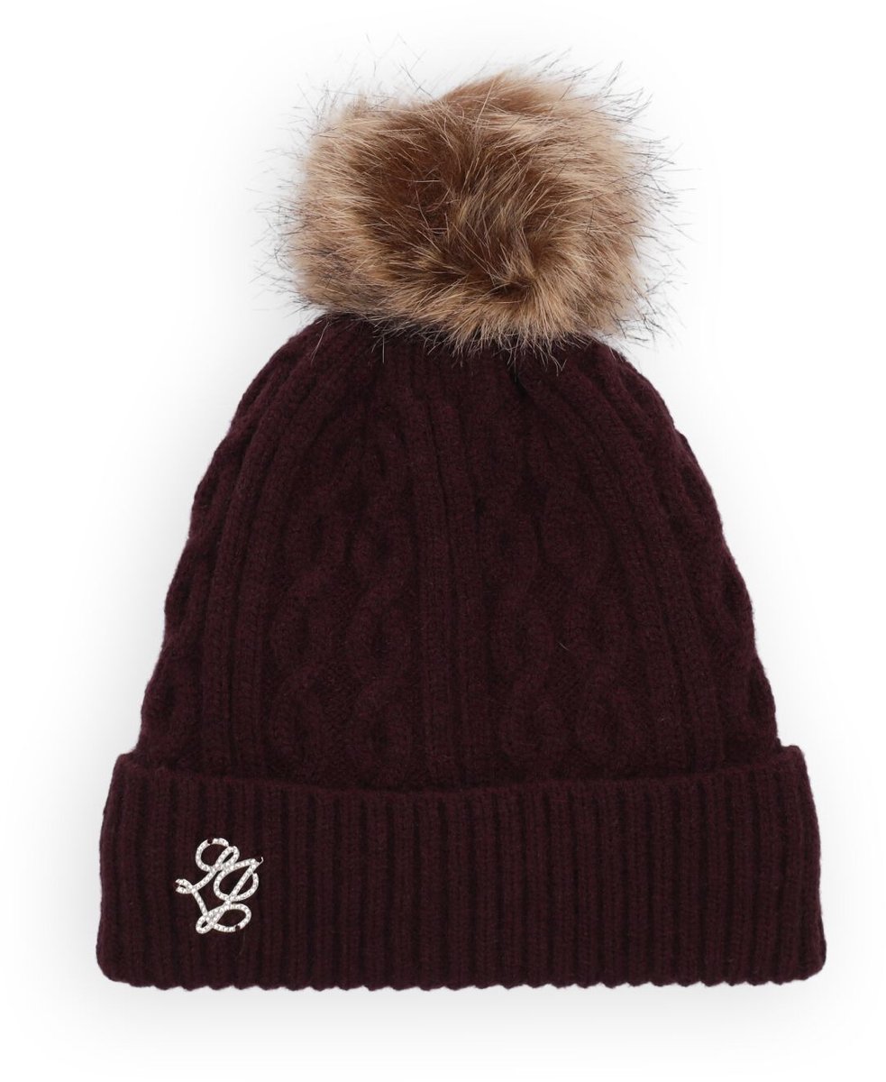 Liu Jo Serie Con Trecce - Hat Hoeden Dames - Bordeaux - Maat ONESIZE