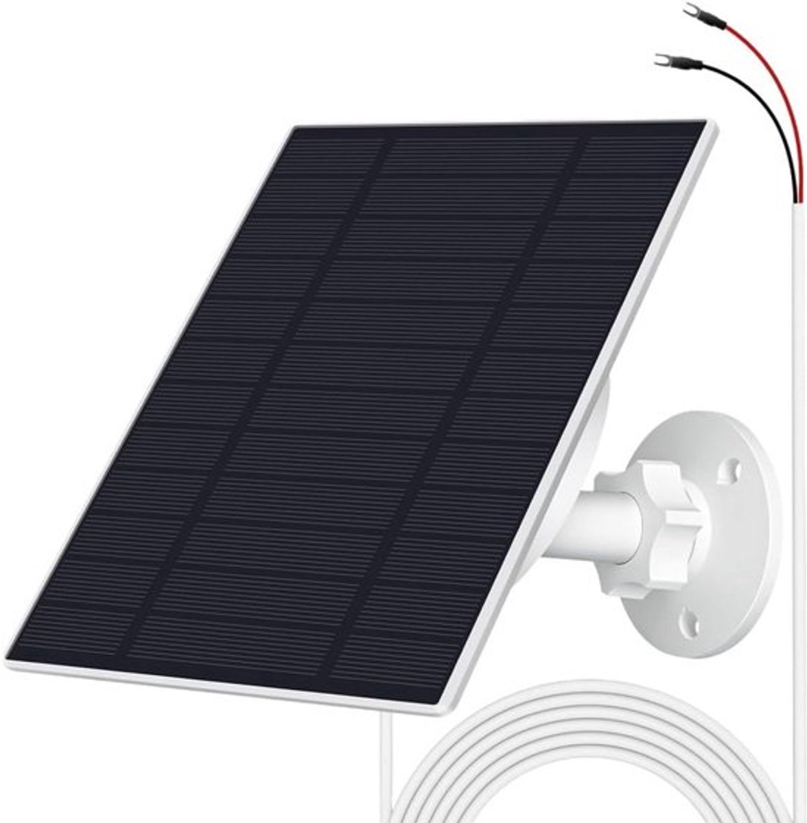 Krachtige 10W Zonnepaneel Oplader voor Draadloze Deurbellen met 360° Verstelbare Beugel en Waterdichte Bescherming
