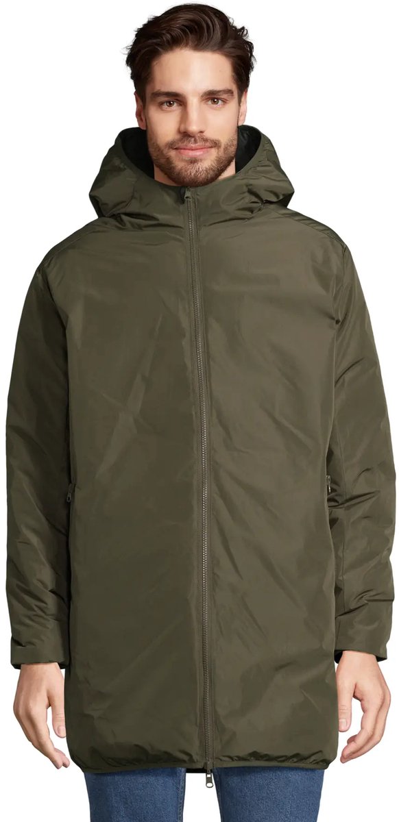 SOL’S Unisex Reversible Parka Reverse L04815 Army Zwart