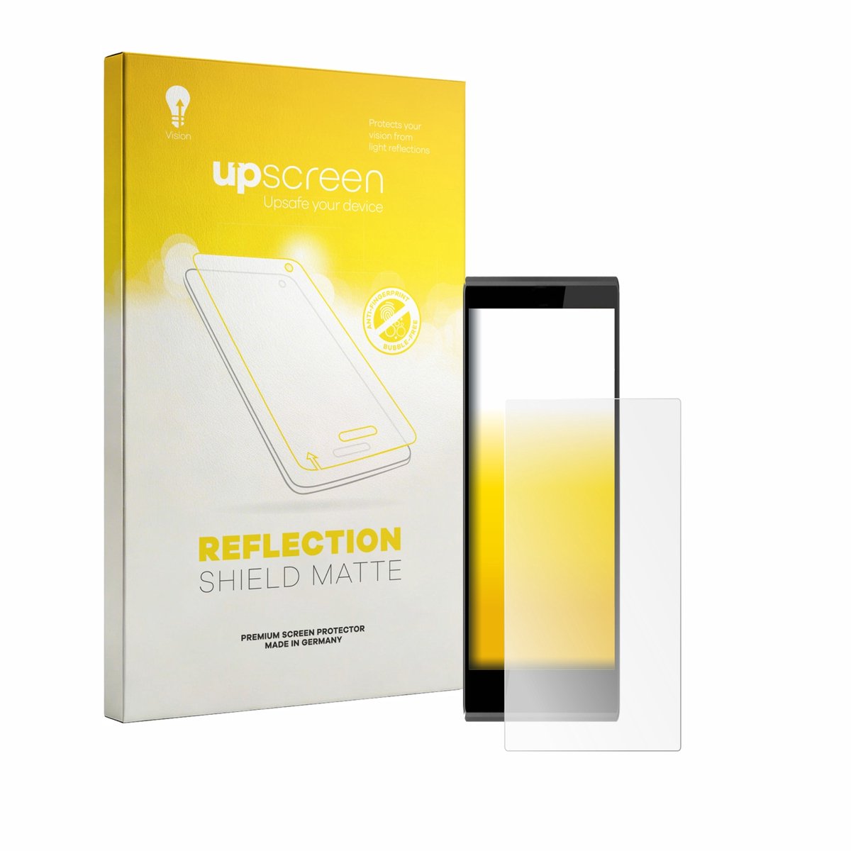 upscreen - Screenprotector voor Thunderbook Hercules W156 - Folie Beschermfolie anti glare matte