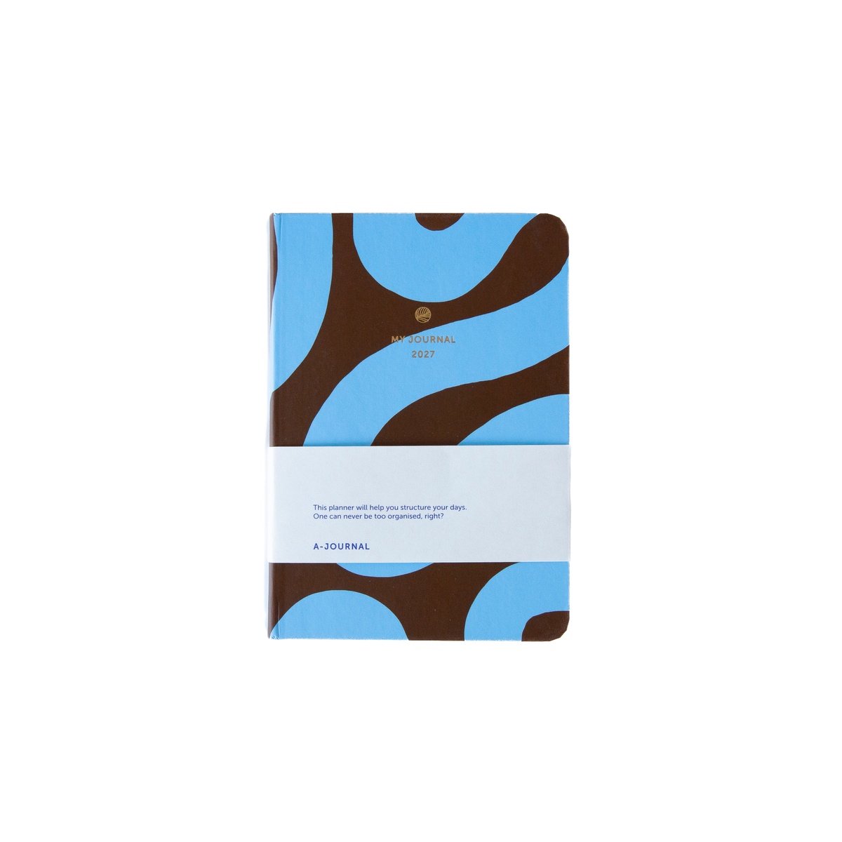 A6 My Journal Agenda 2027 - Flow Blauw Chocolade