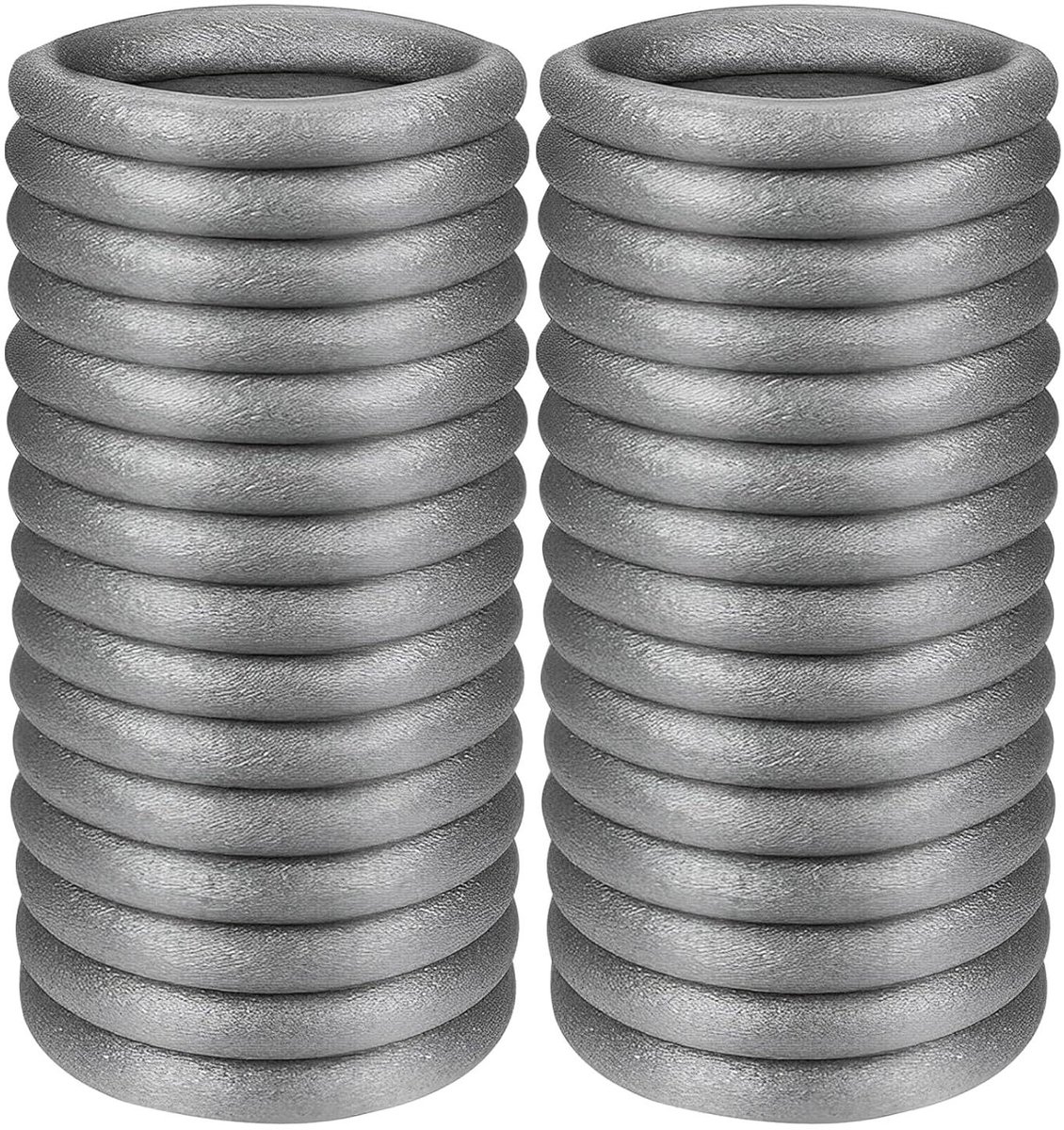 Voegenvulprofiel 2 stuks - Afdichtsnoer schuim - Voegen afdichten - Elastisch EPE materiaal - 10 mm x 15 m - Grijs