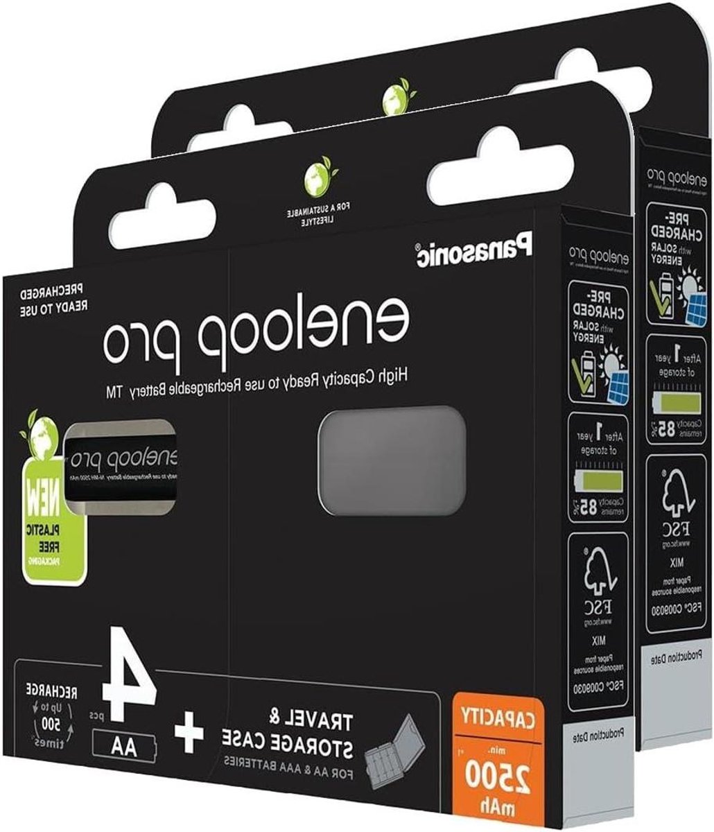 Oplaadbare Batterijen - AA Mignon - Apparaten Voeden - Lage Zelfontlading - 2500 mAh - Grijs