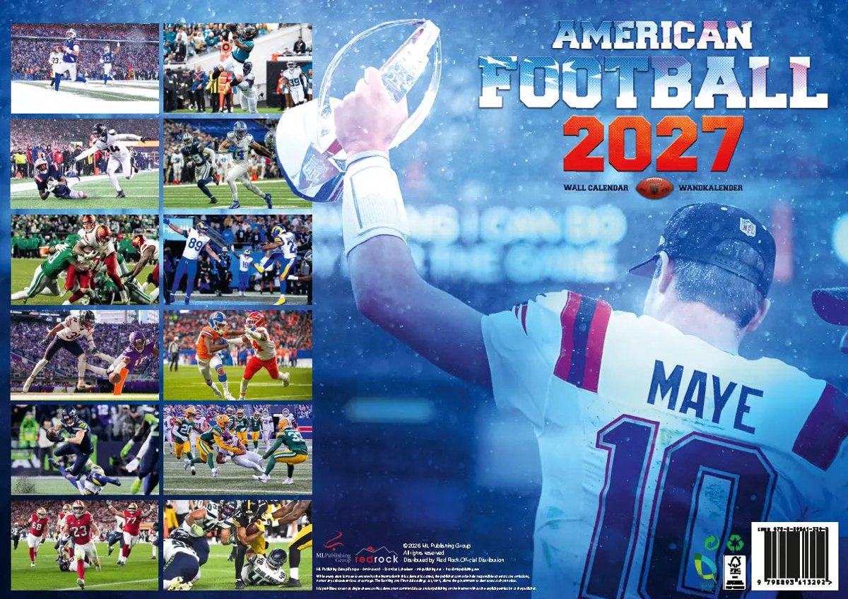 American Football A3 Kalender 2027