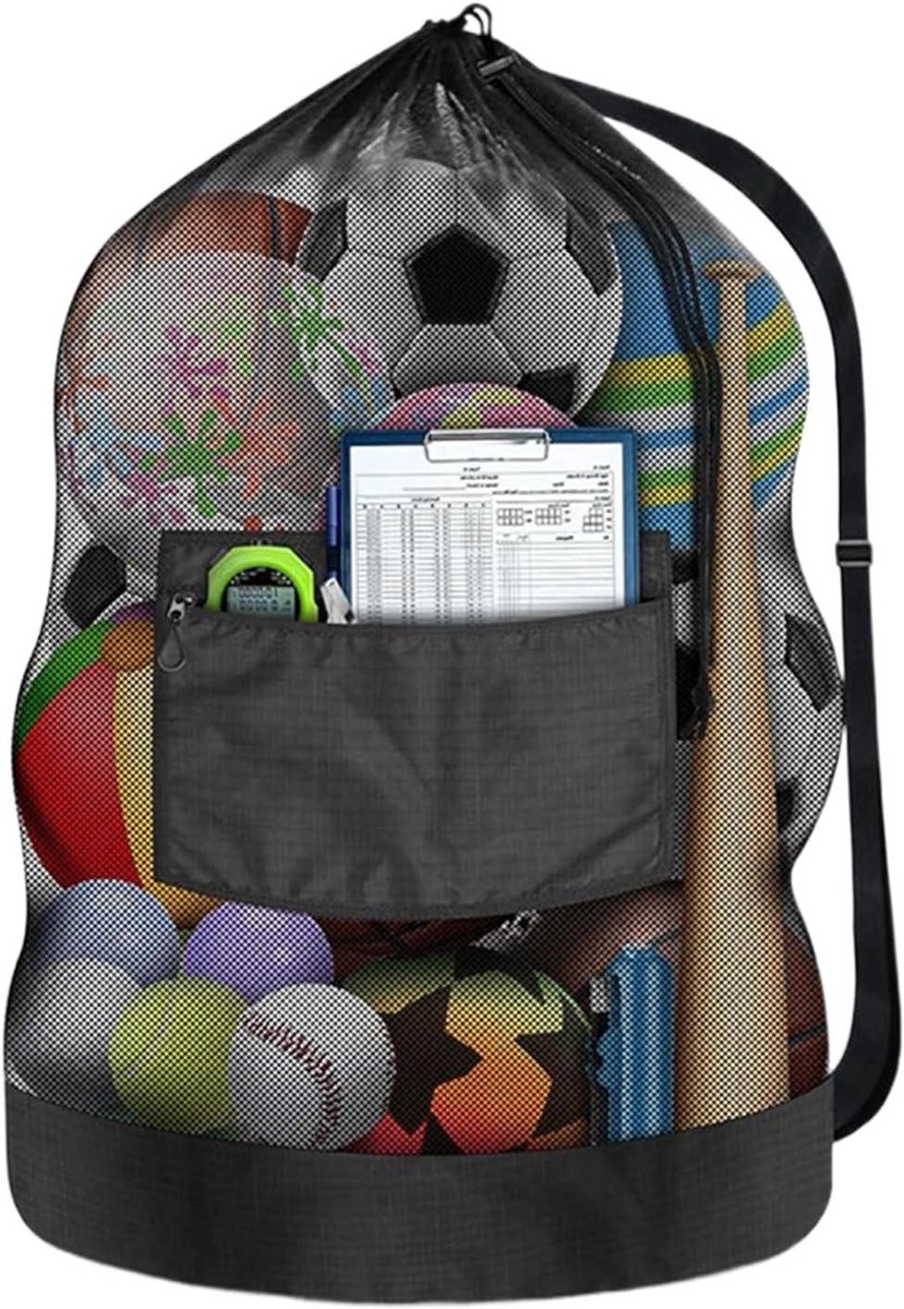 Voetbaltas - Sporttas Net - Sportuitrusting Opslag - Waterbestendige Stof - 101x76cm - Unisex