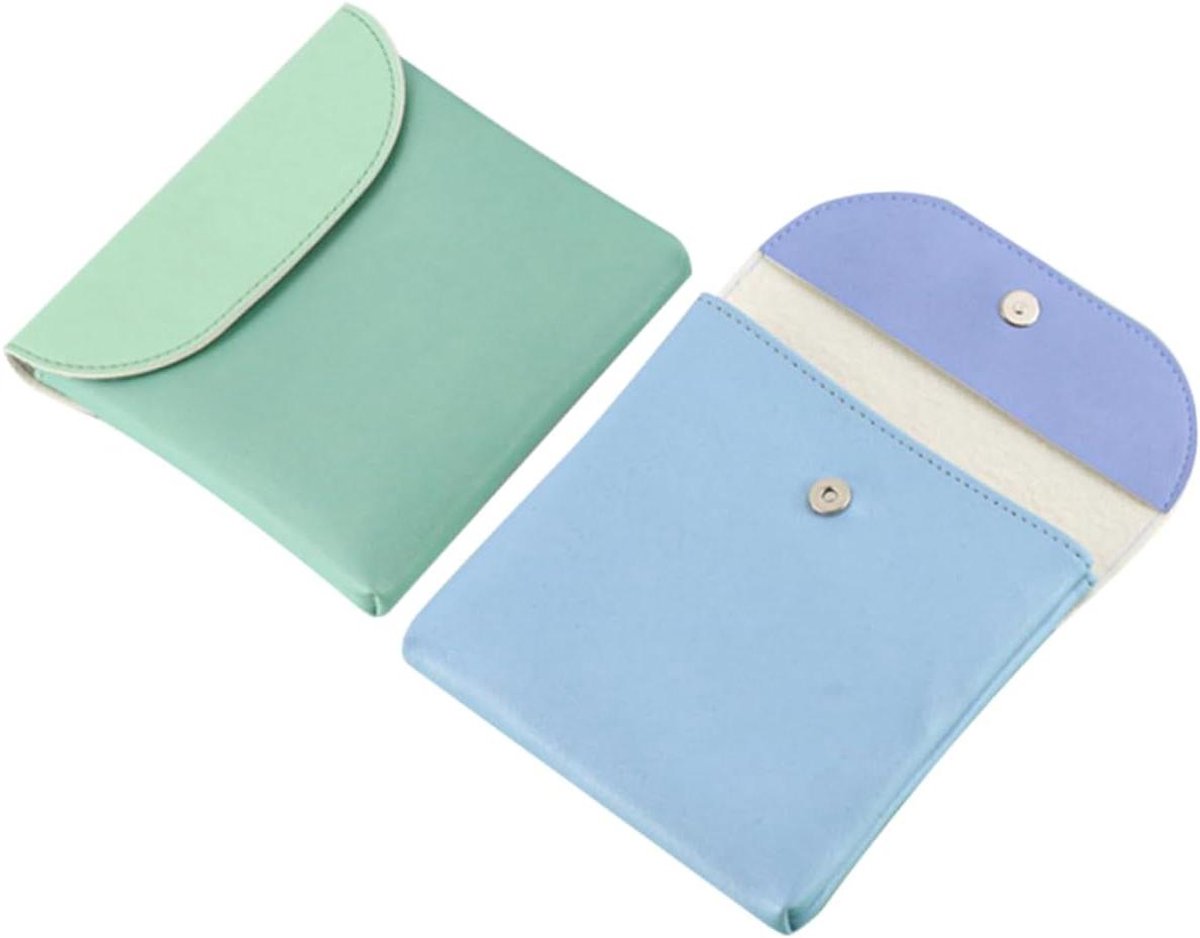 Maandverband Opbergtas - Periode Zakje - Intieme Hygiëne - Draagbaar en Praktisch - 13x13cm - Diverse Kleur