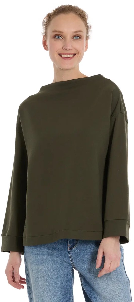 Dames-T-shirt met lange mouwen Ragwear Minoa Olijf