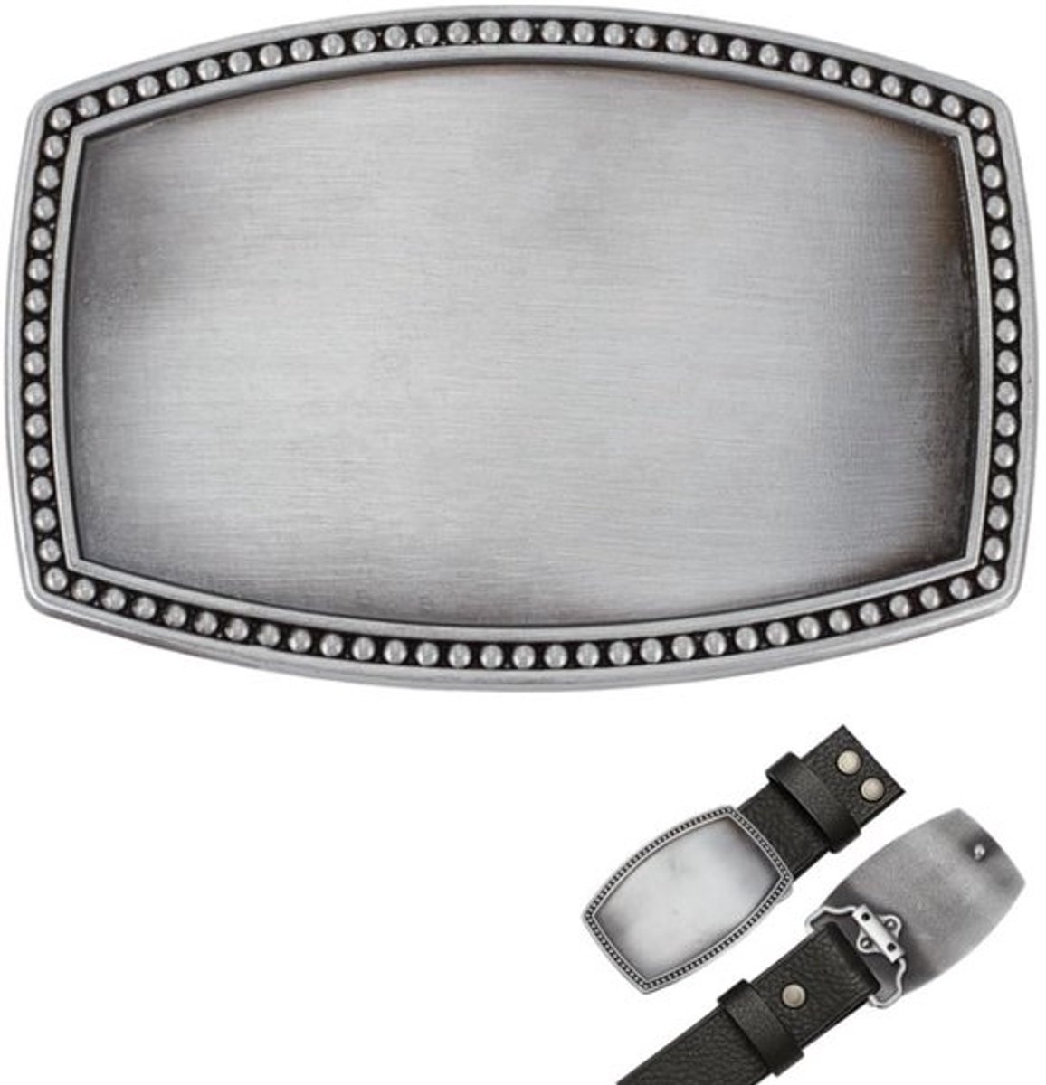 Riemgesp Vintage - Western Gesp - Legering - Geschikt voor 4,4 cm Bandjes - Sterk en Slijtvast - Eenvoudige Rieminstelling - Riem