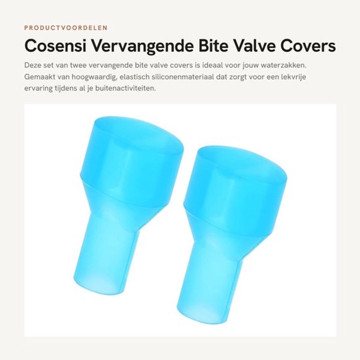 Bite Valve Vervanging - 2 Stuks - Siliconen - Lekvrij - Eenvoudig te Vervangen - Lichtgewicht - Gezonde Materialen - Drinkmondstuk