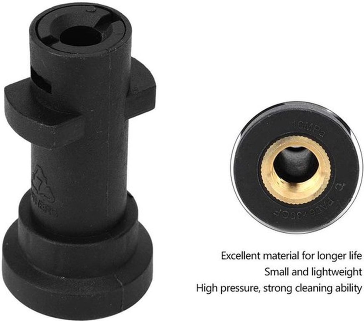 Hogedrukreiniger mondstuk adapter - K2 K7 - Duurzaam en lichtgewicht - Hoogwaardige reinigingsprestaties - Geschikt voor diverse toepassi...
