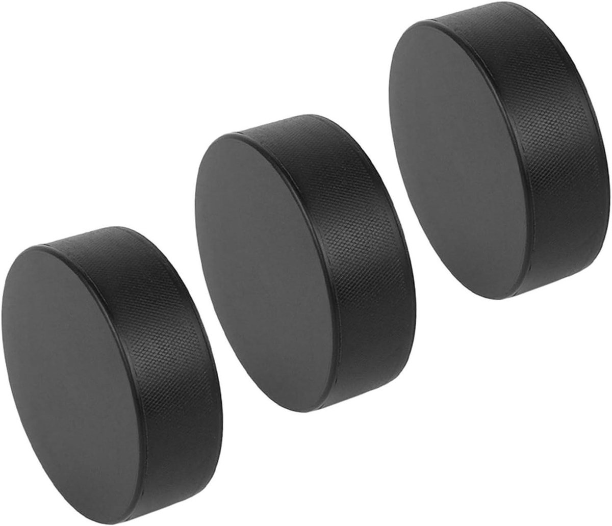 Hockey Ballen - Trainingsaccessoires - Binnen Oefenen - Lage Wrijving - 3 Stuks - Zwart