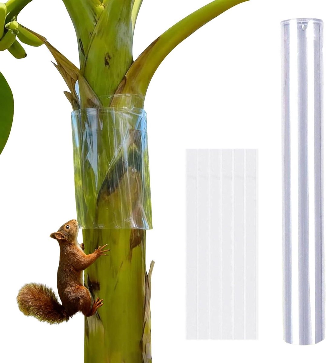 Boombeschermer - Boomwikkel - Schade voorkomen - Waterdicht UV-bestendig - 40 x 120 cm - Transparant