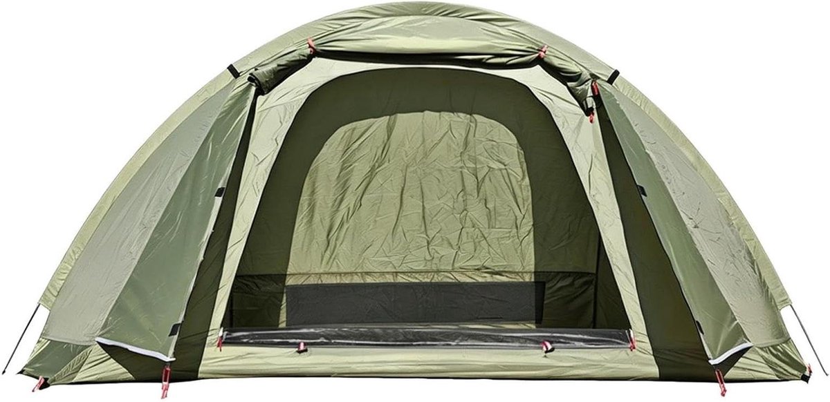 Eenpersoons Buitentent - Automatische Slaapcapsule - Kamperen en Reizen - Verbeterde Luchtcirculatie - 39 x 13 x 13 cm - Legergroen