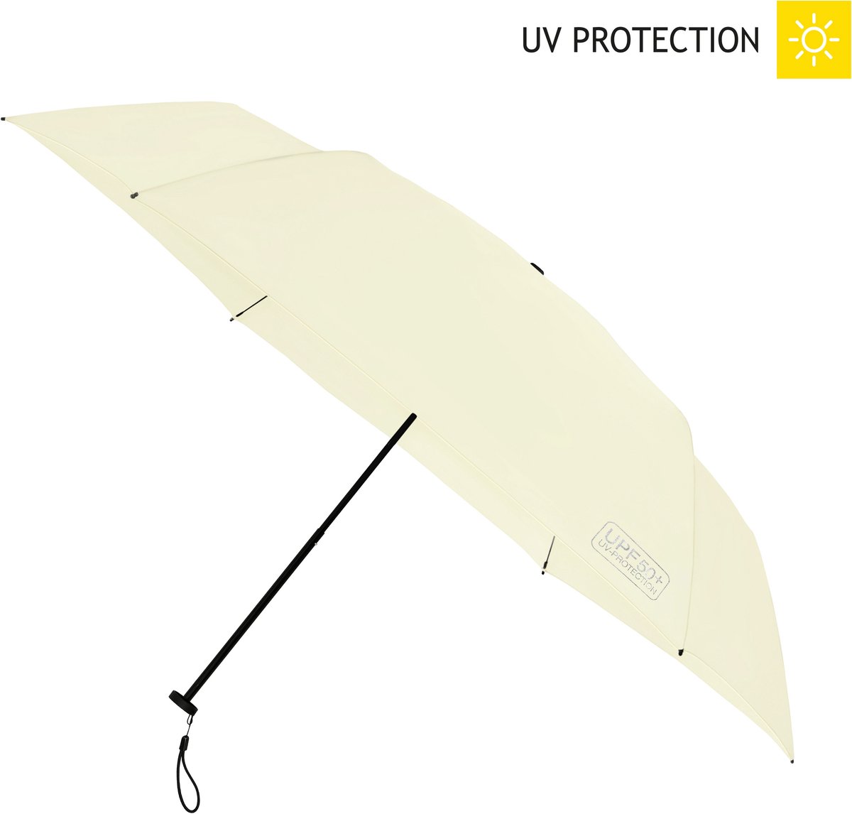 Falconetti - Opvouwbare zomerparaplu - Handopening - Windproof - Ø 91 cm - Wit