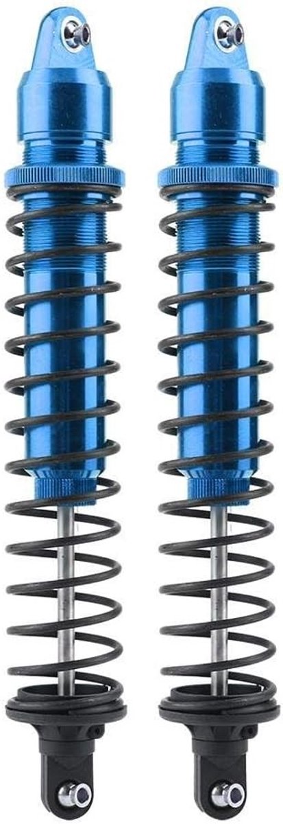 RC Aluminium Schokdemper Set van 2 voor 1/5 Remote Control Auto's - Geschikt voor Offroad en Racing Gebruik (Blauw)