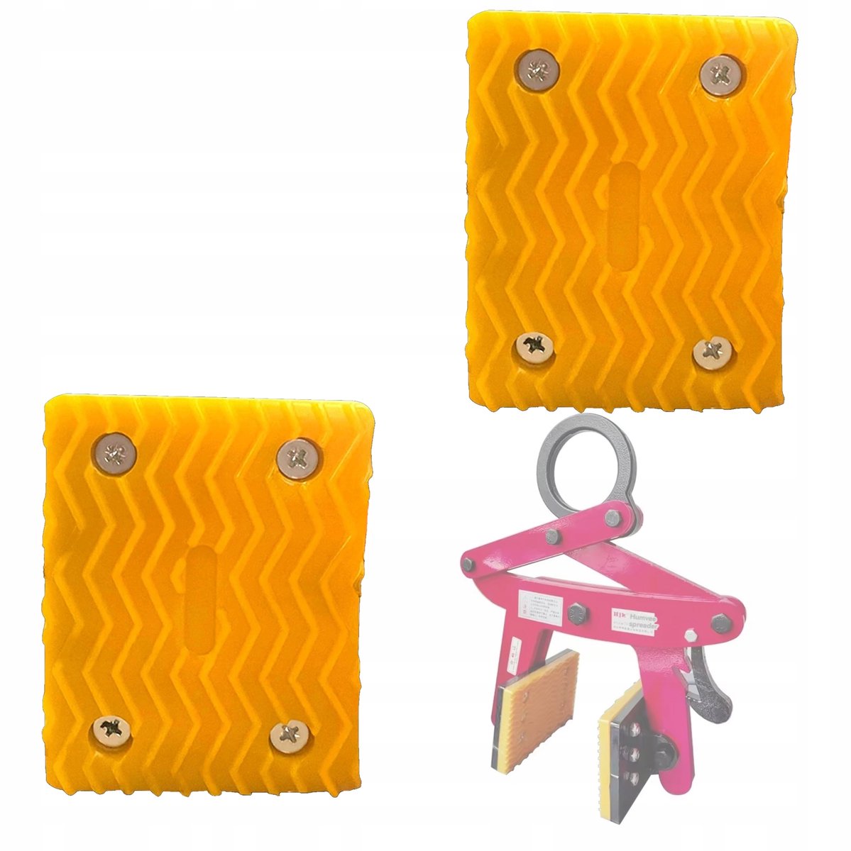 Rosfix RodClamp GripPads Duo - Antislip Houderpads - 105×83 mm, 2 Stuks, 4 Montagegaten