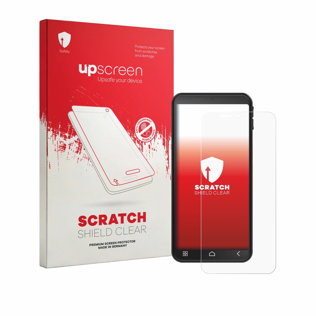 upscreen - Screenprotector voor Emporia Smart.7 Mini - Folie Beschermfolie transparant