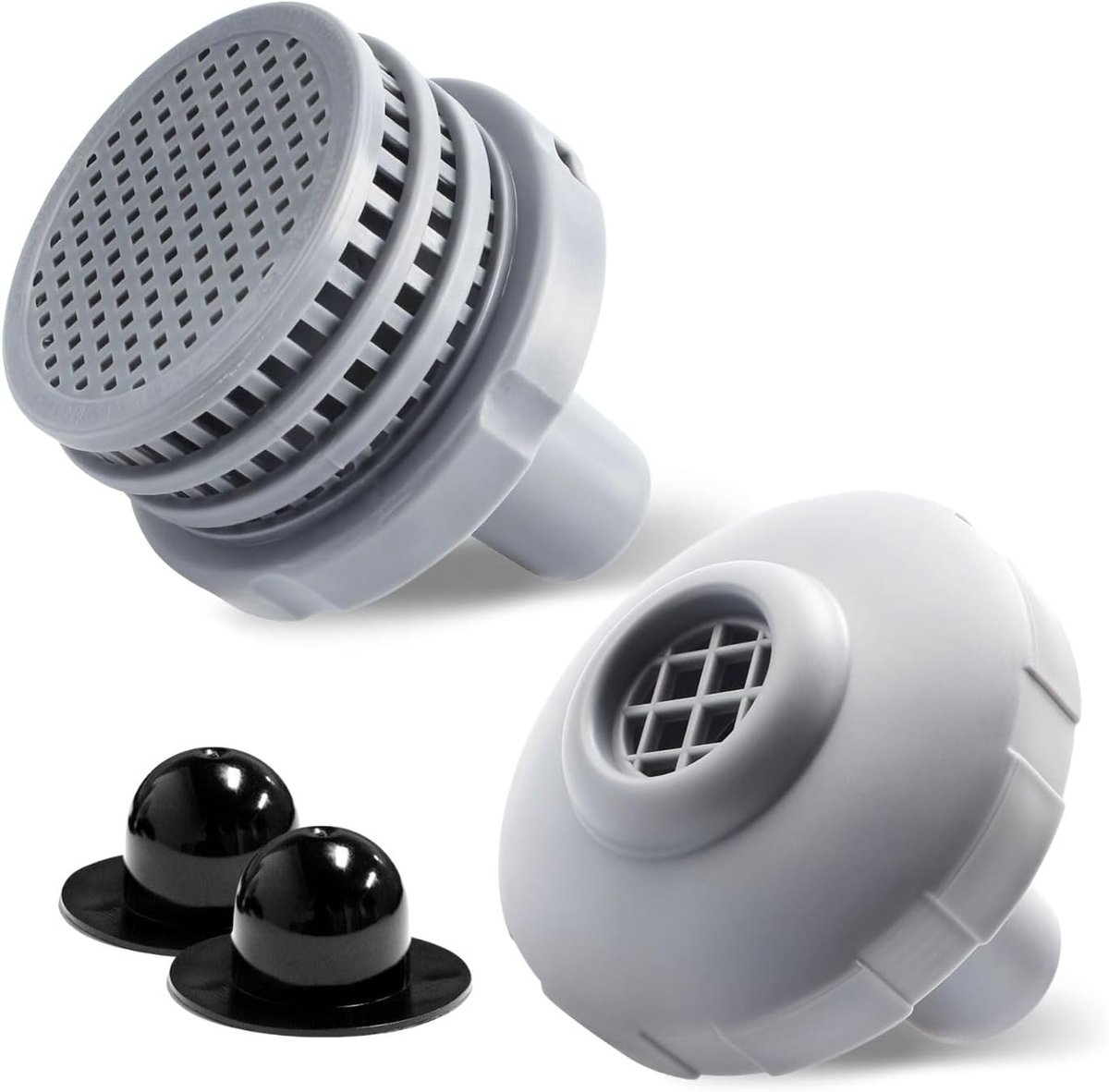Pool filter aansluiting set 32 mm - Inlaat en uitlaat nozzle - Inclusief 2 poolstoppers - Verbeter watercirculatie - SnelShoppen