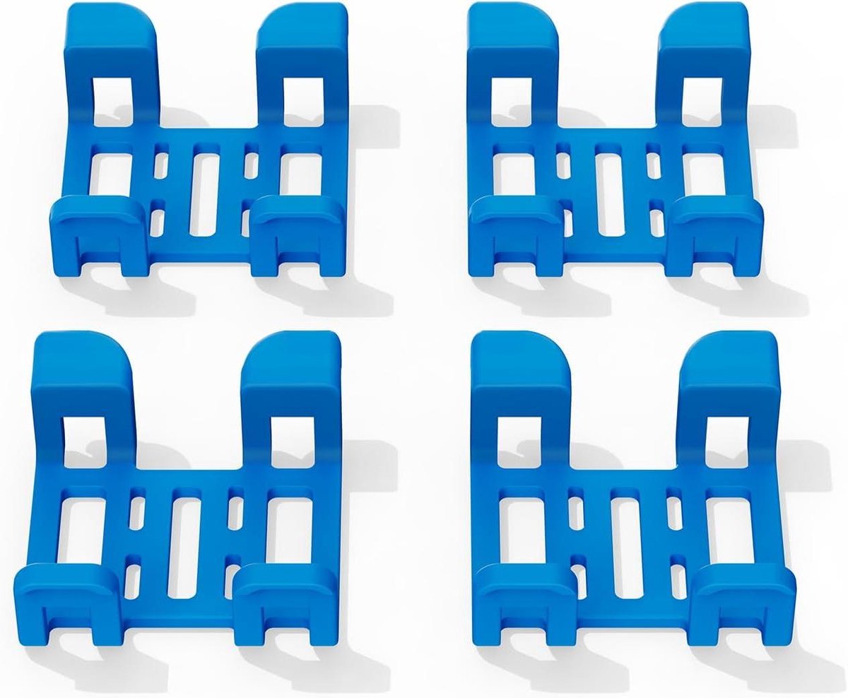 Hond GPS Tracker Clips - Bevestiging Clips - Huisdier Locatie - Veiligheidsrubber - 4 stuks - Zwart