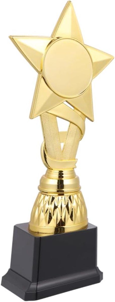 Bowling Trofee - Gouden Beker Miniatuur - Sportwedstrijden - Herbruikbaar Plastic - 32 cm - Goud