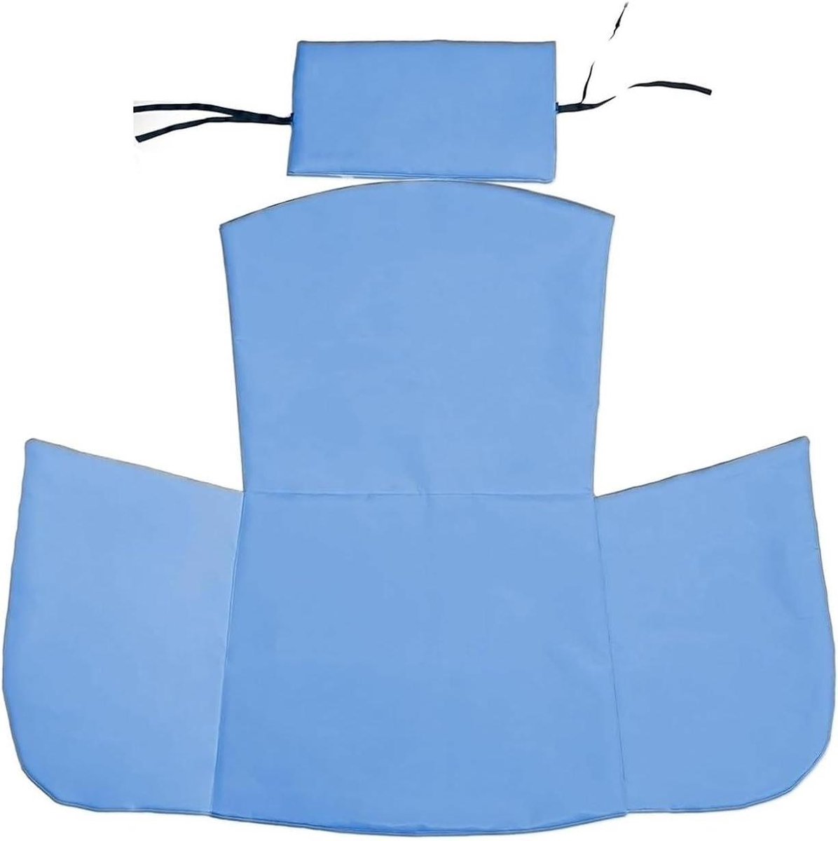 Stoelhoes Ei-vorm - Vervangende set - Meubelbescherming - Afneembaar met rits - One Size - Blauw