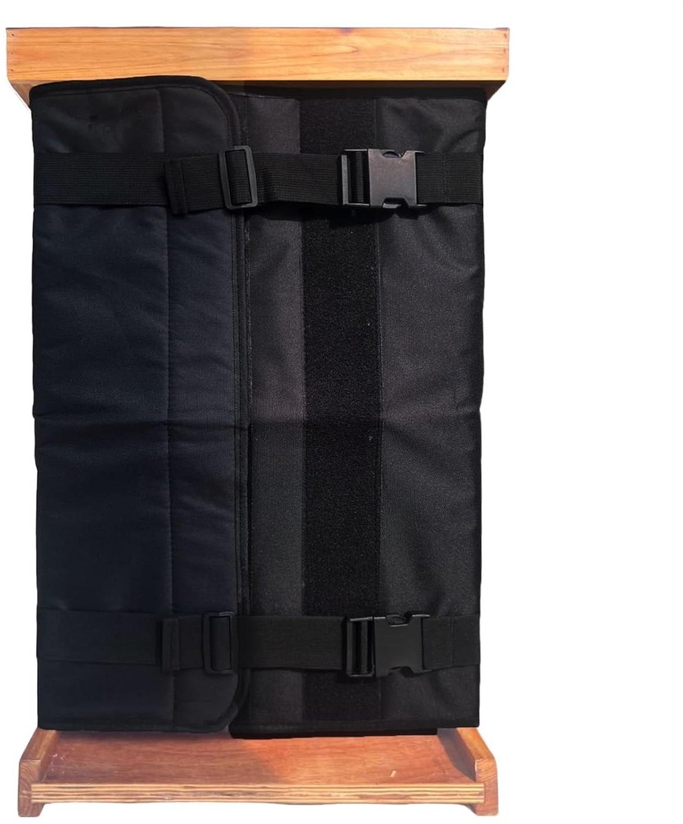 Winter Bijenkorf Beschermhoes - Isolatie Wrap - Bijen Beschermen - Vochtregulerend Systeem - 194 x 63 cm - Zwart