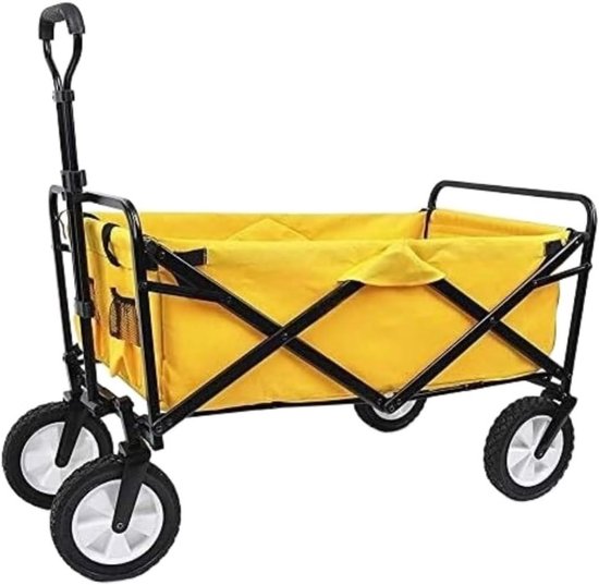 Bolderkar Tuinwagen - Transportwagen Inklapbaar - Outdoor Activiteiten - Grote Capaciteit - 60 kg Belasting - Zwart van Bolderkar — afbeelding 4