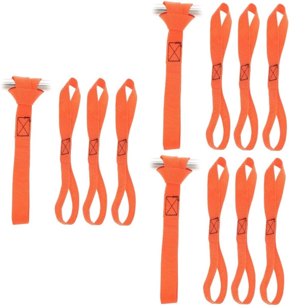 Spanbanden Universeel - Vastzetbanden Bagage - Lading Zekeren - Versterkte Stiksels - 30.5cm - Oranje