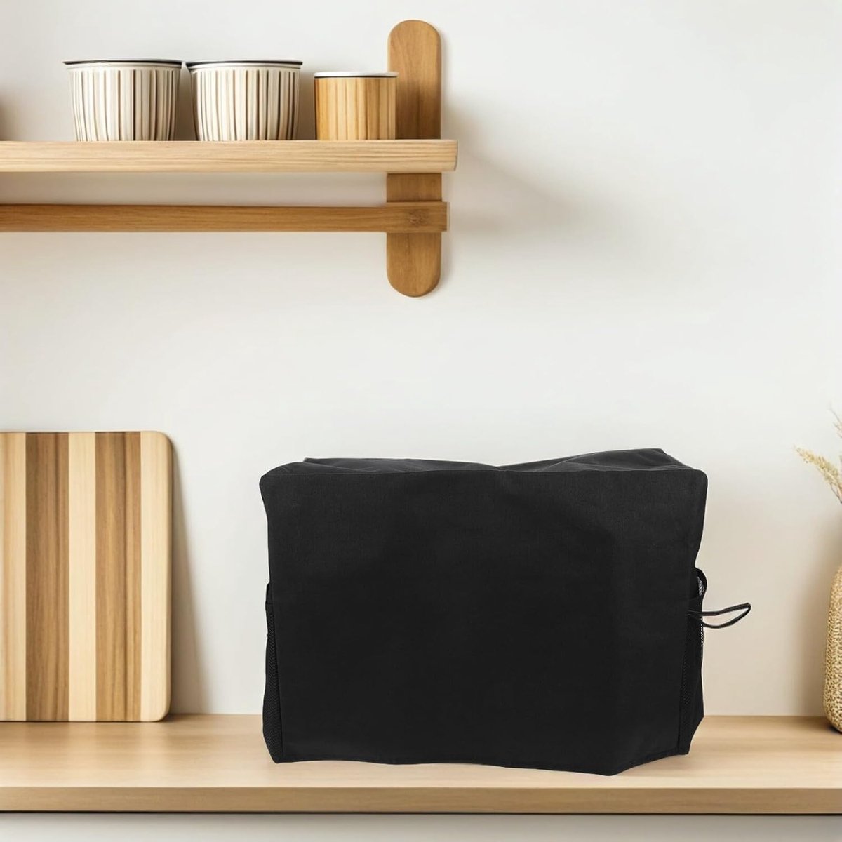 Naaimachine Stofhoes - Beschermhoes Organizer - Stofvrij Houden - Opvouwbaar Waterafstotend - 45 x 31 x 21 cm - Zwart