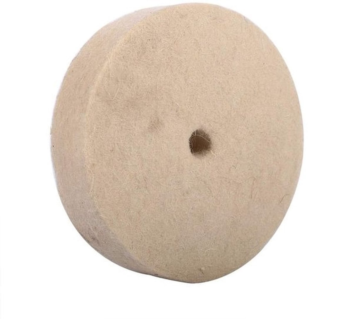 Polijstmop 75 mm - Polijstschijven 100x25 mm - Wol/vilt - Voor roestvrij staal/koper/aluminium - Hoog rendement - Geschikt voor polijstmiddel - Polijstschijf