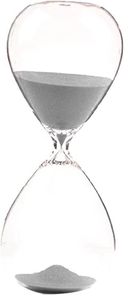 Grote Zandloper - Zandklok Timer - Tijd Beheren - Vier Tijden in Eén - 20-25 cm - Blauw