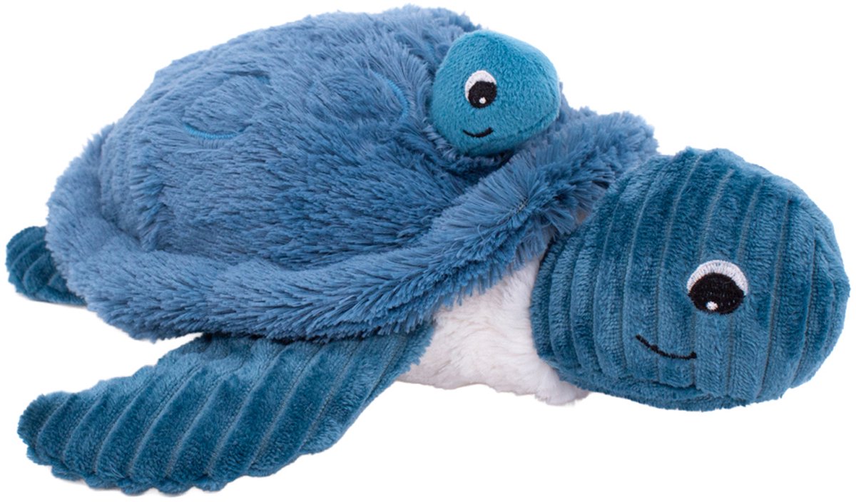 Les Ptipotos Sauvenou The Turtle Knuffel - Blue