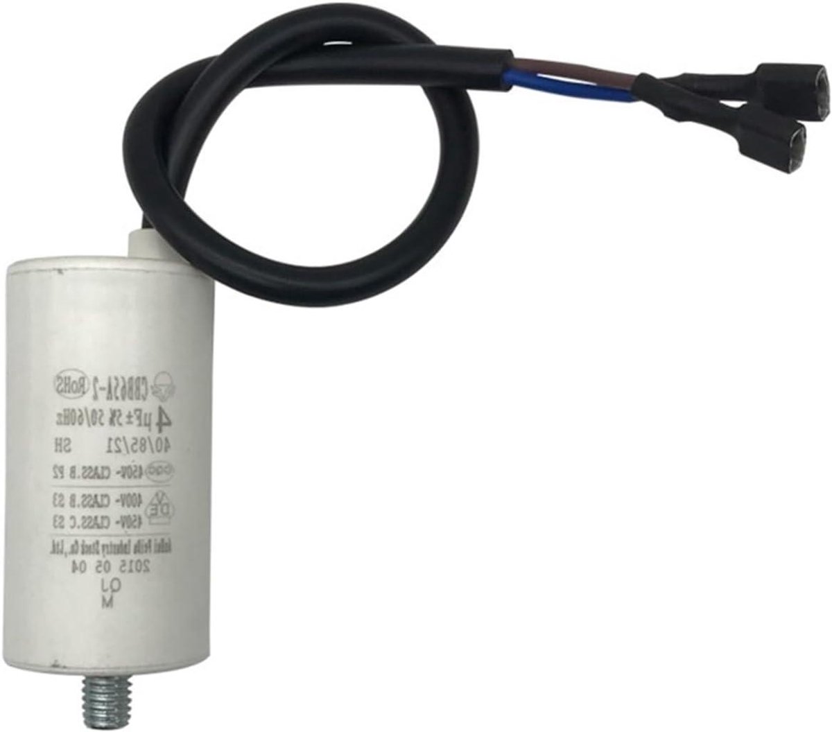 Motor Condensator - Startcondensator Vriezer - Koelkast Reparatie - Niet-polair Ontwerp - 450V 5UF - Wit