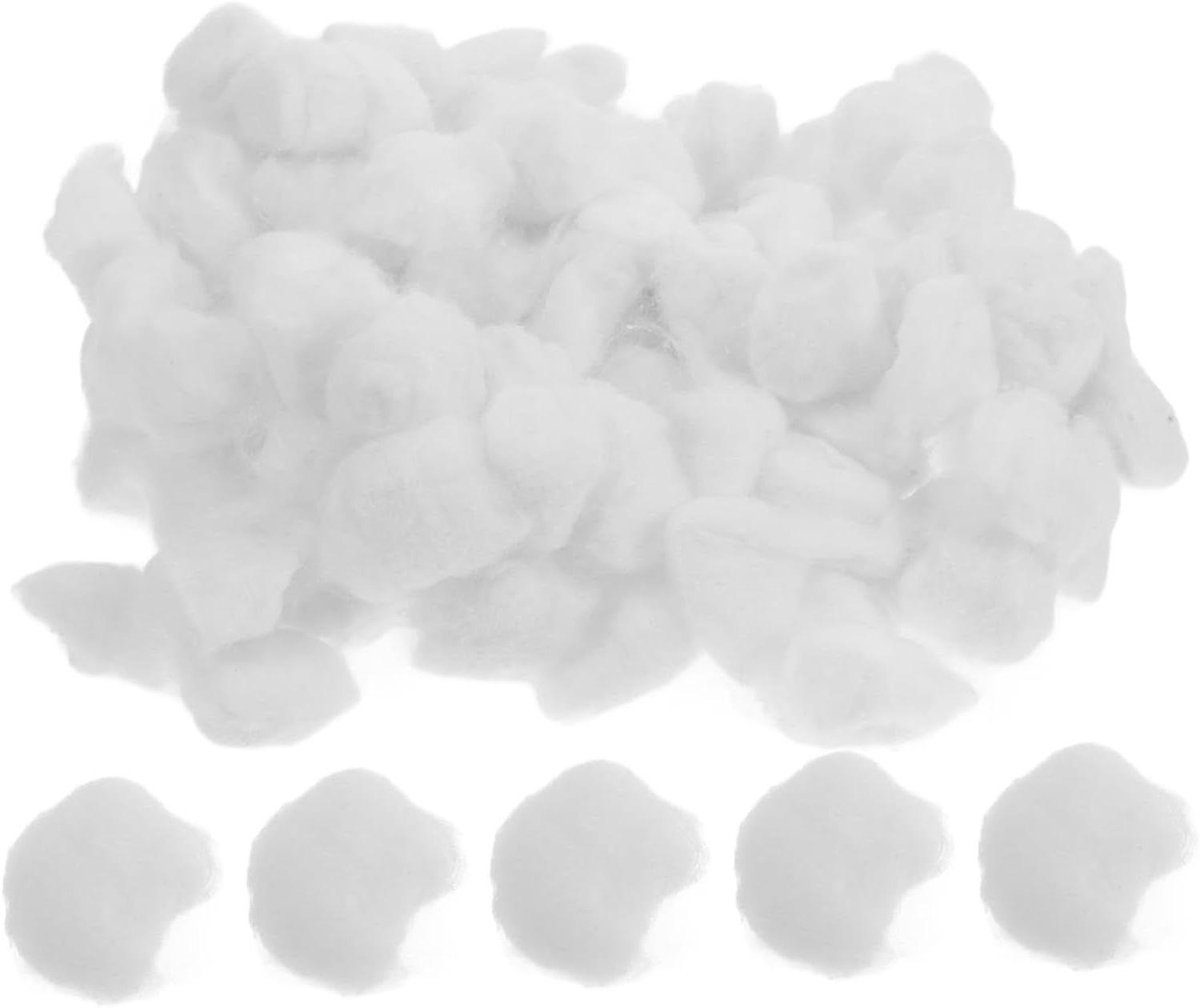 Katoenen Ballen - Wattenbolletjes Watten - Make-up Verwijderen - Zacht en Zacht - 500 g - Wit