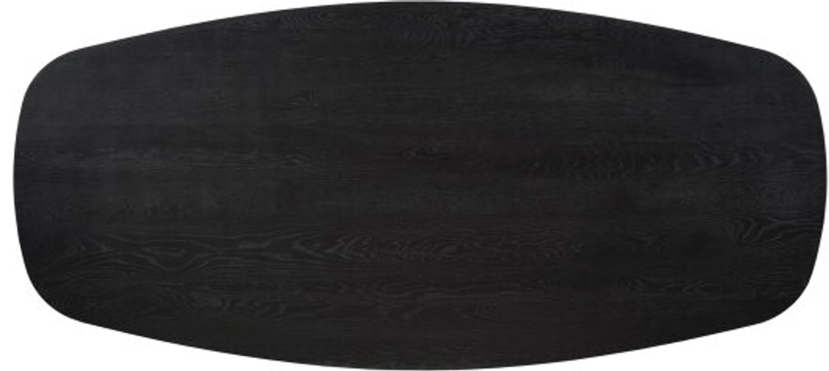 Eiken Blad Ferris Deens Ovaal 240 cm Zwart