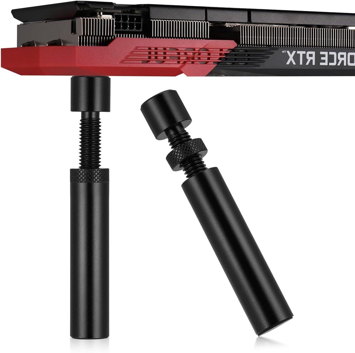 Grafische Kaarthouder - GPU Steun - Computer Stabiliseren - Verstelbare Hoogte - 72-120MM - Zwart