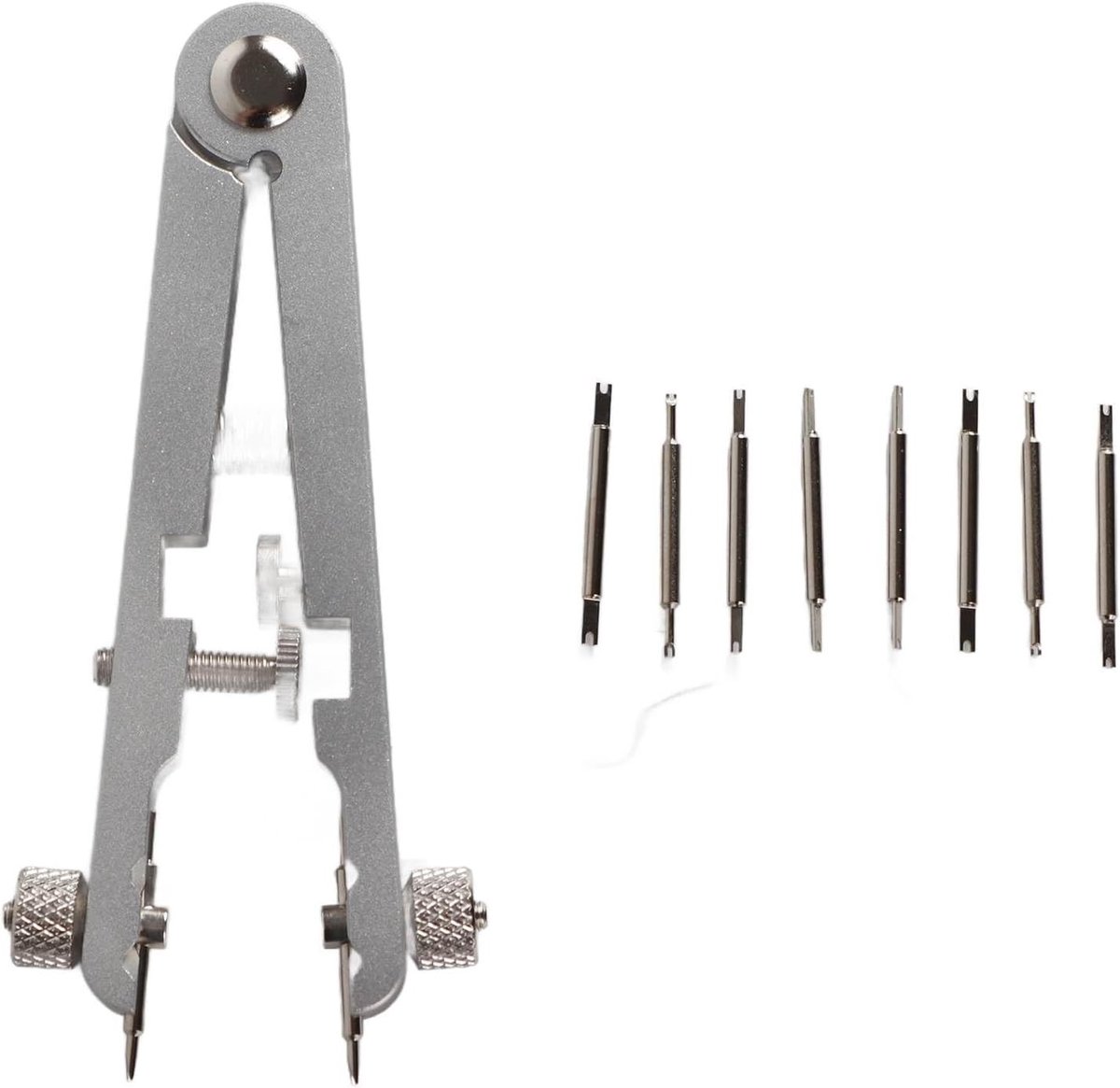 Professionele Horloge Reparatie Toolset met Veerpen Tangen, Precisie Pincetten en Bandverwijderaar voor Horloges, Ideaal voor Klussen en Onderhoud