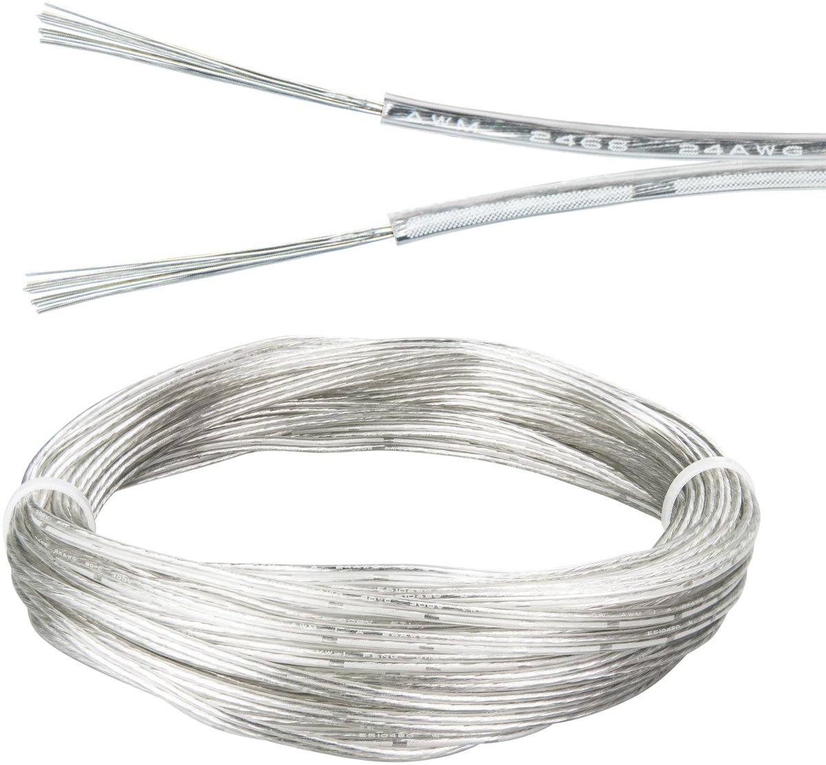 Omgoods - 15 Meter Transparante 2-Core Elektrische Kabel