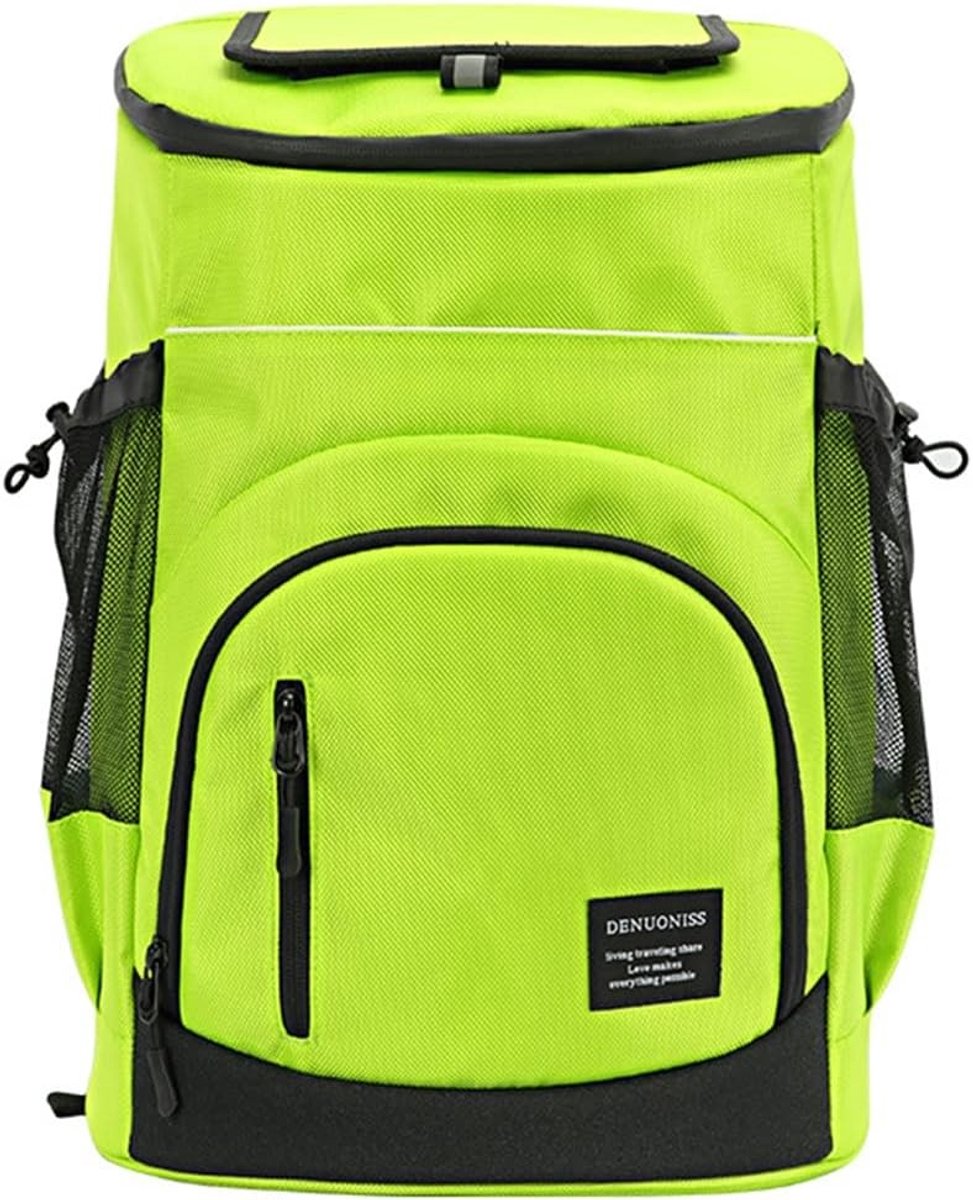 Koelrugzak - Groen - 30 Liter - Waterdichte Thermische Rugzak - Voor Picknick, Camping en Wandelen