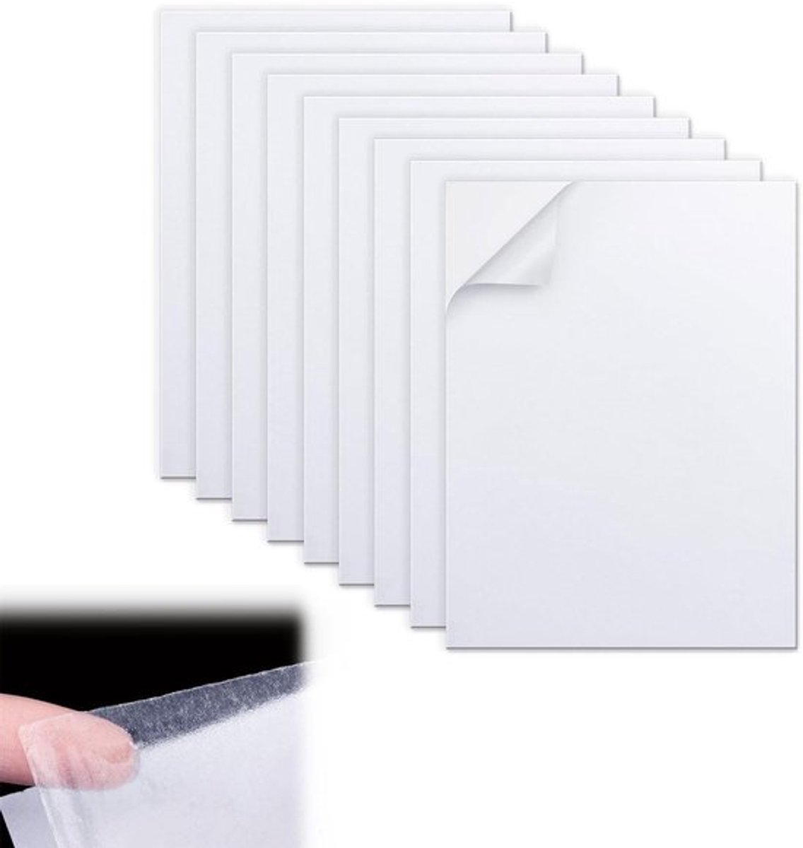 Dubbelzijdige Tape Extra Sterk - Dubbelzijdige Plakkers - Plakband Dispenser - Plakband Rollen - Plakbandhouder Zwaar - 10 Stuks 29 x 21 cm