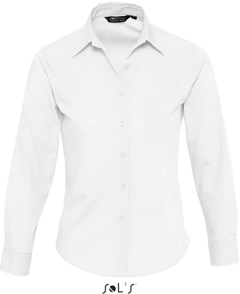 SOL'S Popeline-Blouse Executive Long Sleeve L621 - White - XL