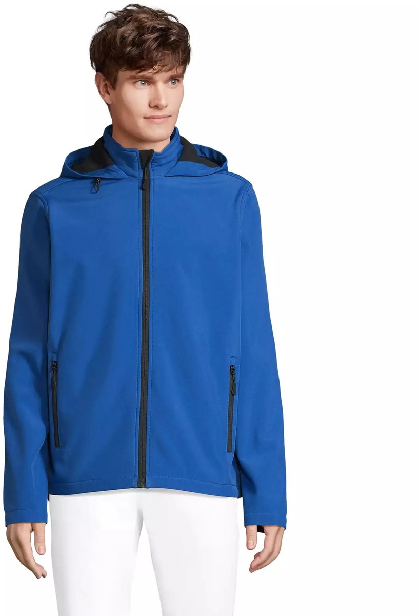 SOL'S Men´s Race Softshell Hooded Jacket L04447 - Royal Blue 241 - 3XL