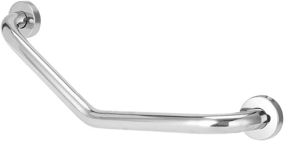 Badkamer Handgreep - Veiligheidsgreep Douche - Voorkom Vallen - Roestvrij Staal - 48 cm - Zilver