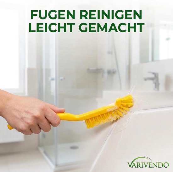 Voegenborstel Set van 4 - Veelkleurig - 220 x 15 x 19 mm - Hittebestendige Borstels voor Tegels en Hoeken - Voor Badkamer en Keuken — afbeelding 2