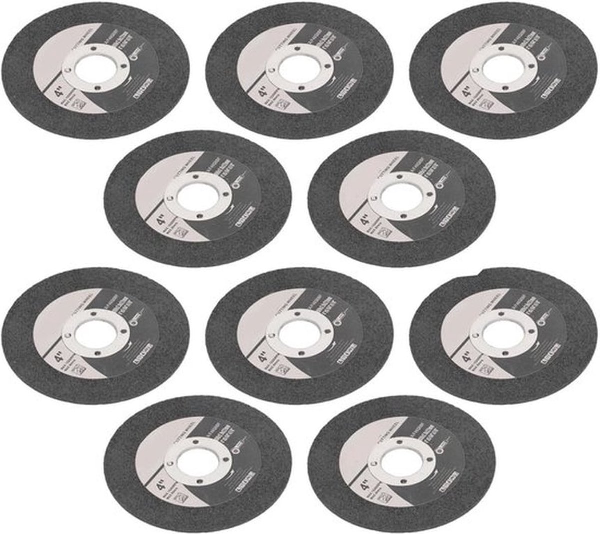 Slijpschijven 100 mm - 20 Stuks - Snijwielen voor Metaal/Glasvezel - Siliciumcarbide - Slijt- en slagvast - Hoge gladheid
