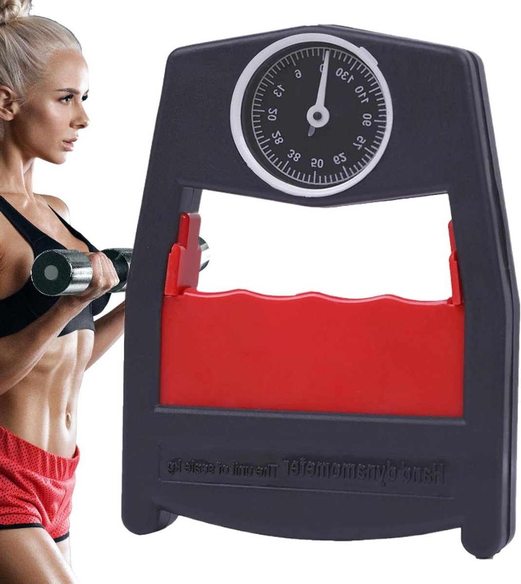Grip Kracht Tester - Hand Dynamometer Onderarmversterker - Fitness Training - Lichtgewicht Draagbaar Ontwerp